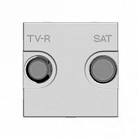 Розетка TV-FM-SAT ZENIT, оконечная, серебристый |  код. N2251.7 PL |  ABB